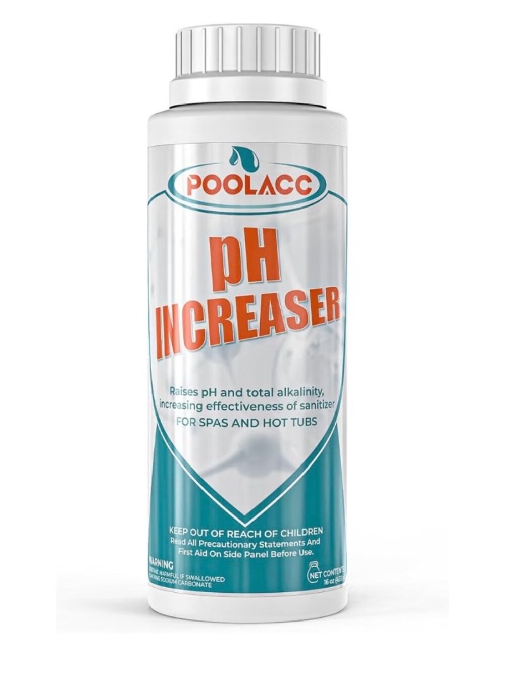 Poolacc PH Increaser For Spas & Hot Tubs 16 Oz
